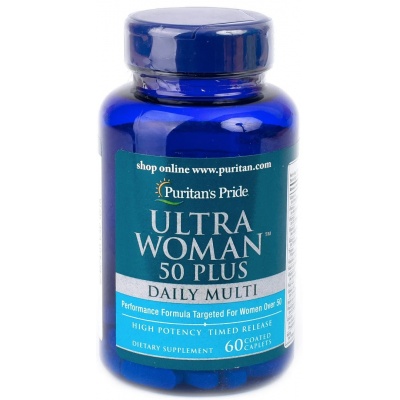  Puritans Pride Ultra Woman 50 + Multi-Vitamin  60 