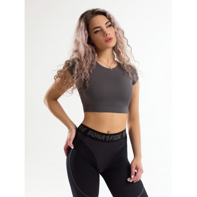 Укороченный рашгард Bona Fide Mini Rash Dark Gray XS
