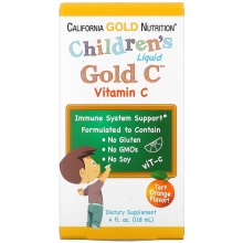  California Gold Nutrition Children's Gold Vitamin C 118 