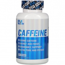 Энергетик EVLution Nutrition Caffeine 200 мг 100 таблеток