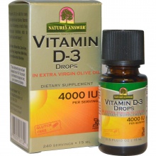  Natures Answer Vitamin D3 drops 4000 IU 15 