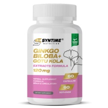  Syntime Nutrition Ginkgo Biloba 60 