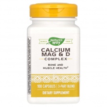 Витамины Nature's Way Calcium-Magnesium-Vitamin D 100 капсул