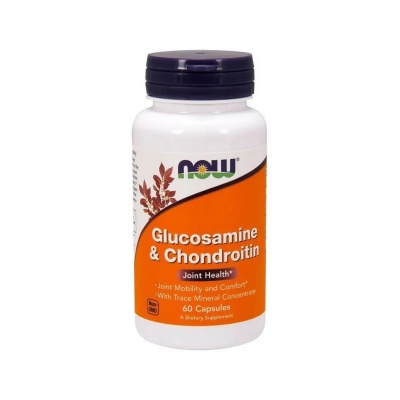 Хондропротектор NOW Glucosamine Chondroitin 60 капсул