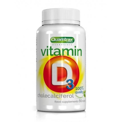  Quamtrax Nutrition Vitamin D3 1000 IU 60 