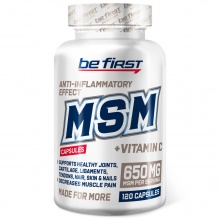 Хондропротектор Be First MSM 1000 + Vitamine C 120 capsules